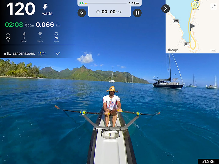kinomap rowing