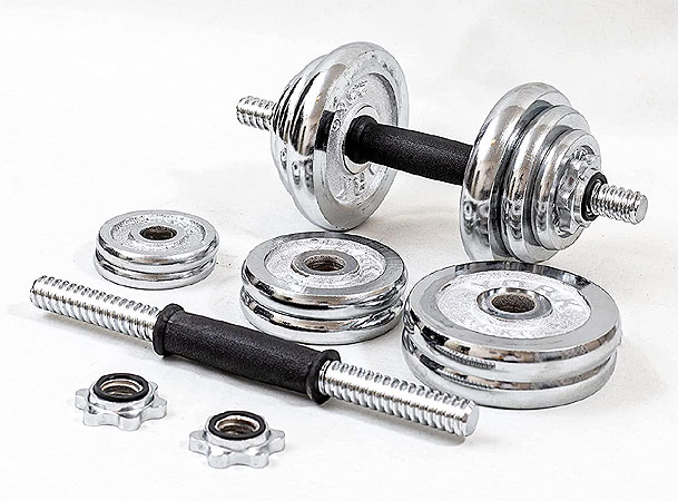 Spin Lock Chrome Weights