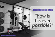 Exigo's Folding Garage Gym Rack - A Proper Power Cage That Folds Flat