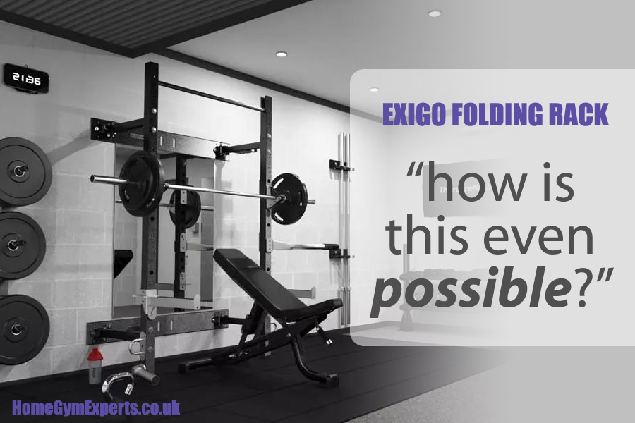 Exigo's Folding Garage Gym Rack A Proper Power Cage That Folds Flat
