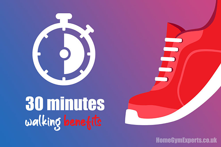 What are the benefits of 30 minutes of walking