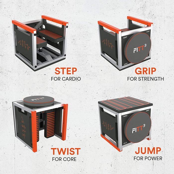 FittCube - Step, Grip, Jump and Twist