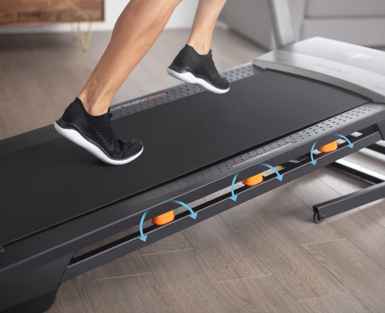 NordicTrack T 7.5 S Treadmill - running deck