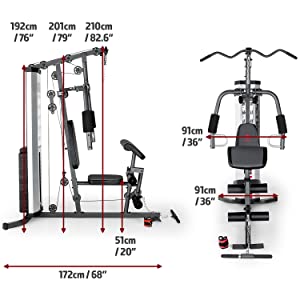Marcy Home Gym - dimensions