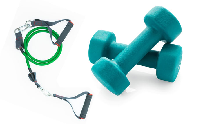 Resistance bands vs Dumbbell