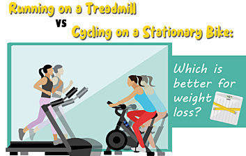 Running on a Treadmill vs Cycling on a Stationary Bike - featured img