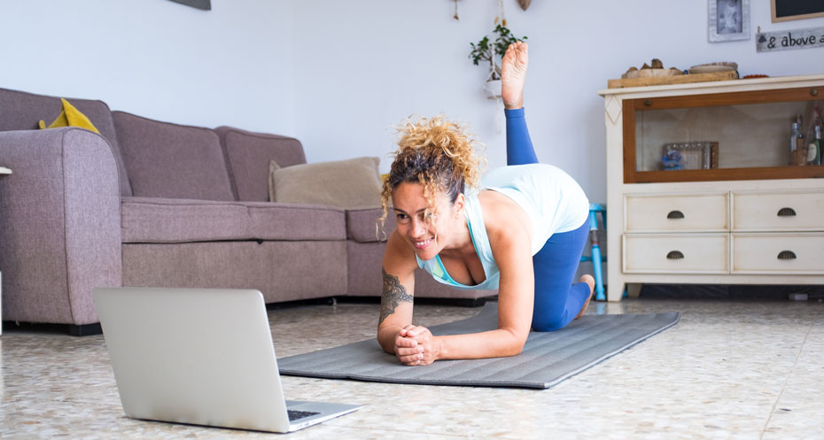 Quiet Indoor Cardio - Yoga mats and Home workout videos
