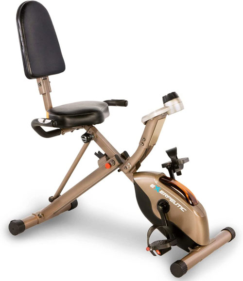 Exerpeutic Gold 525XLR Folding Recumbent Bike