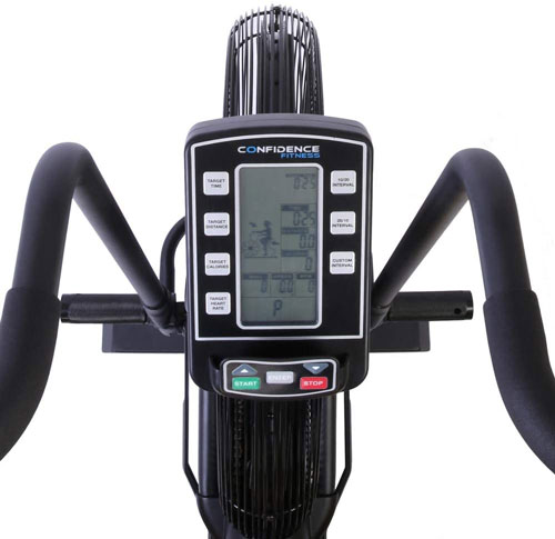 Confidence Fitness Air Bike - Monitor Screen