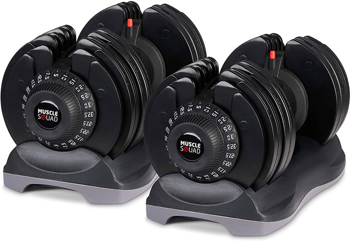 Musclesquad 12 in 1 Adjustable Dumbbell - product image