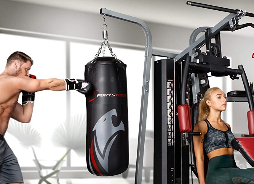 Multi Gym with Punching Bag