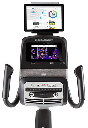 NordicTrack VR25 screen