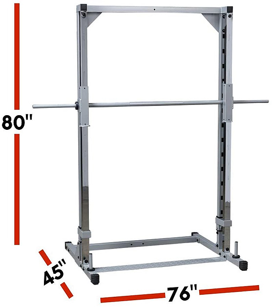 Powerline Smith Machine Dimensions