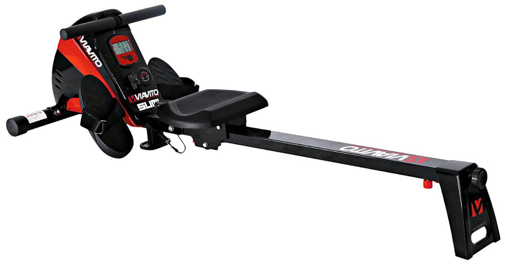 A folding rowing machine