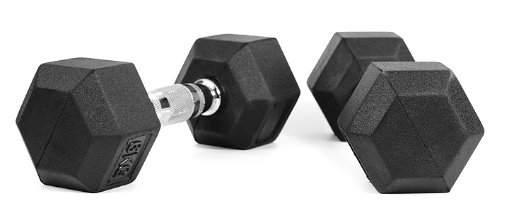 Fixed weight dumbbells