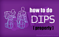 How to do dips properly - master this compound exercise!